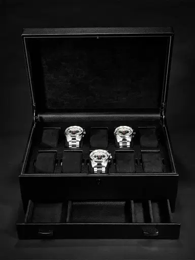 Wolf British Racing 10-Piece Watch Box & Drawer | Thumbnail 3