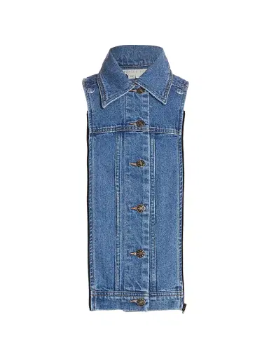 Veronica Beard Women's Slate Denim Dickey | Thumbnail 1 Veronica Beard Women's Slate Denim Dickey | Thumbnail 1