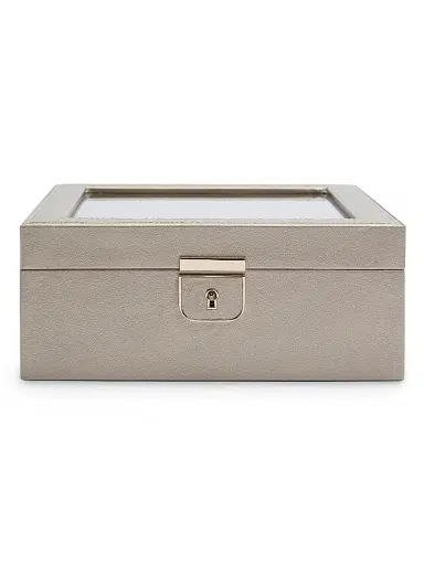 Wolf Palermo 6-Piece Watch Box - Pewter | Thumbnail 1 Wolf Palermo 6-Piece Watch Box - Pewter | Thumbnail 1