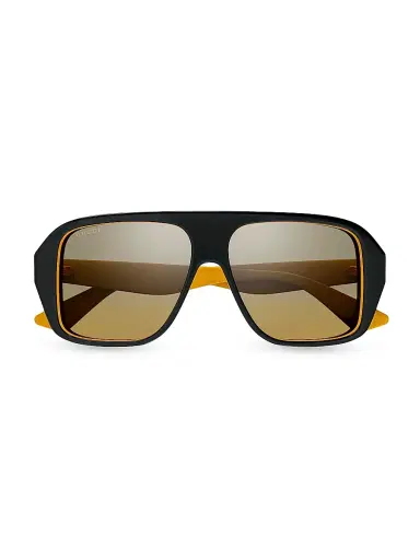 Gucci Men's Aspen 57MM Navigator Sunglasses | Thumbnail 2 Gucci Men's Aspen 57MM Navigator Sunglasses | Thumbnail 2