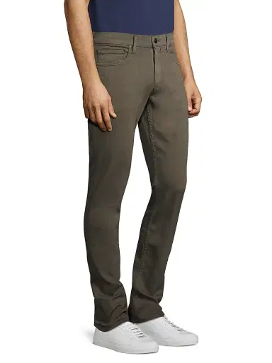 PAIGE Men's Lennox Slim-Fit Tapered Jeans - River Moss - Size 40 | Thumbnail 4