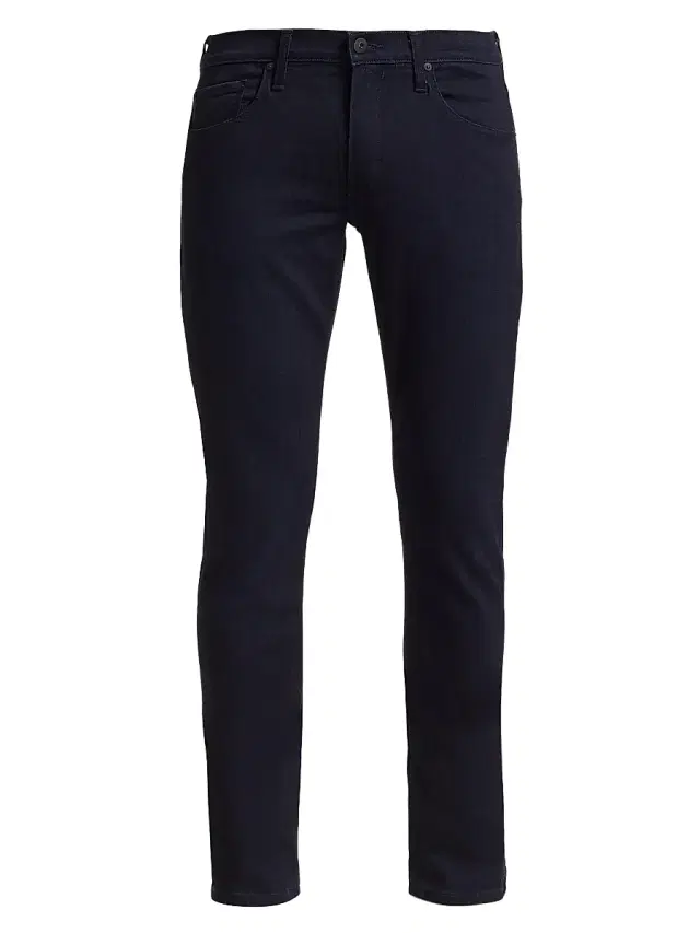 PAIGE Federal Stretch Slim-Straight Jeans - Inkwell - Size 42