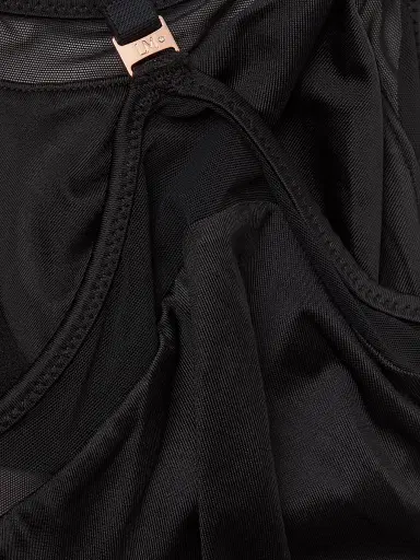 Le Mystere Women's Satin & Mesh Underwire Bra - Black - Size 38B | Thumbnail 6 Le Mystere Women's Satin & Mesh Underwire Bra - Black - Size 38B | Thumbnail 6
