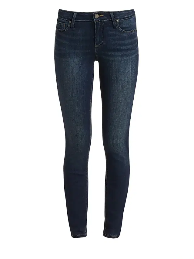 PAIGE Women's Verdugo Transcend Mid-Rise Ankle Skinny Jeans - Nottingham
