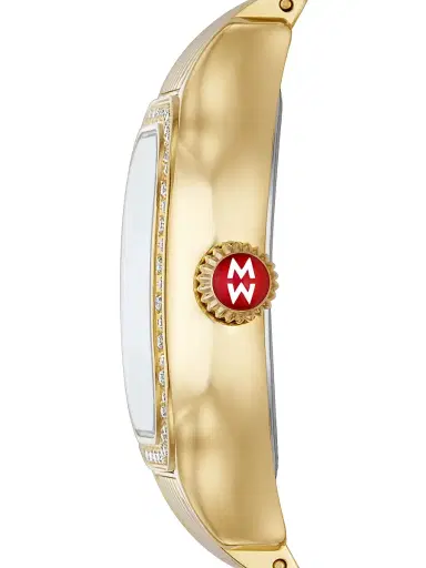 Michele Women's Meggie 18K-Gold-Plated & 2.8 TCW Diamond Bracelet Watch/29MM | Thumbnail 4