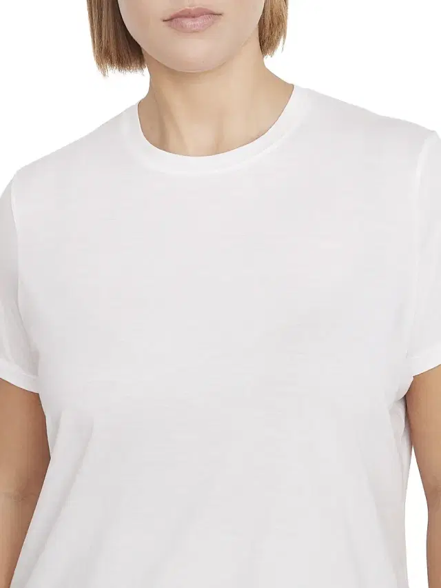 Vince Women's Cotton Crewneck T-Shirt - Optic White