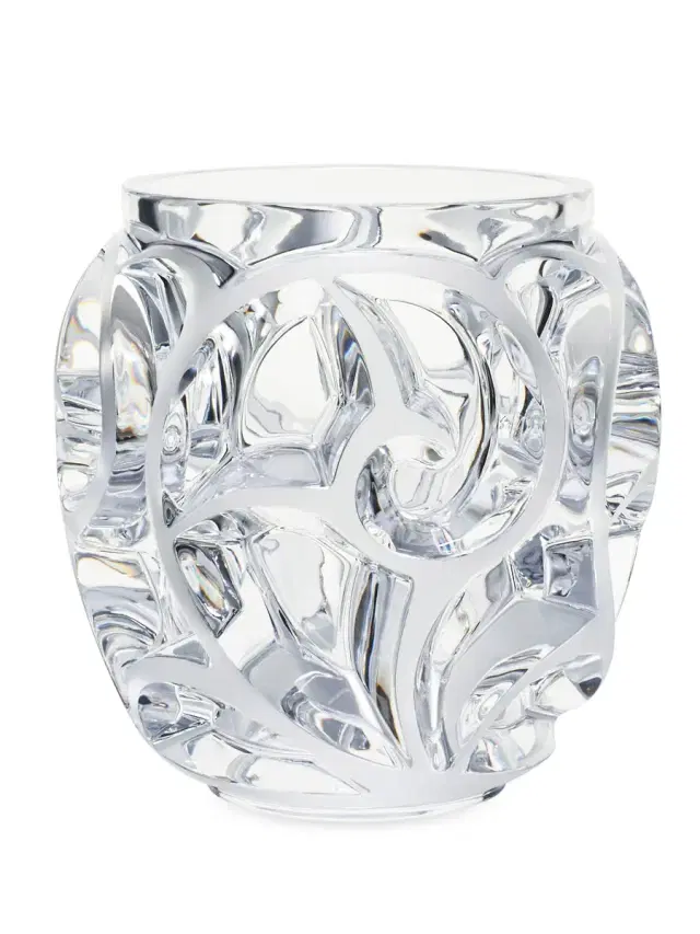 Tourbillons Crystal Vase - Clear