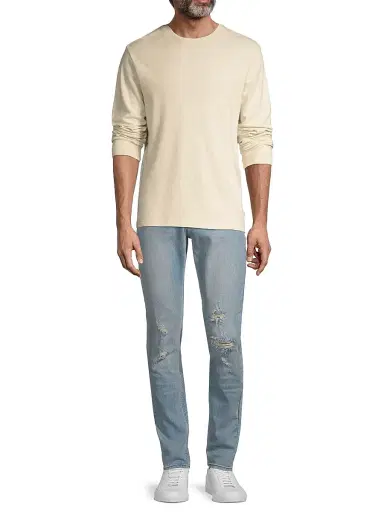 Frame Men's Duo Fold Crewneck Sweatshirt - Oatmeal - Size XXL | Thumbnail 2 Frame Men's Duo Fold Crewneck Sweatshirt - Oatmeal - Size XXL | Thumbnail 2
