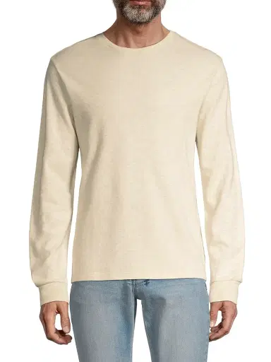 Frame Men's Duo Fold Crewneck Sweatshirt - Oatmeal - Size XXL | Thumbnail 3 Frame Men's Duo Fold Crewneck Sweatshirt - Oatmeal - Size XXL | Thumbnail 3