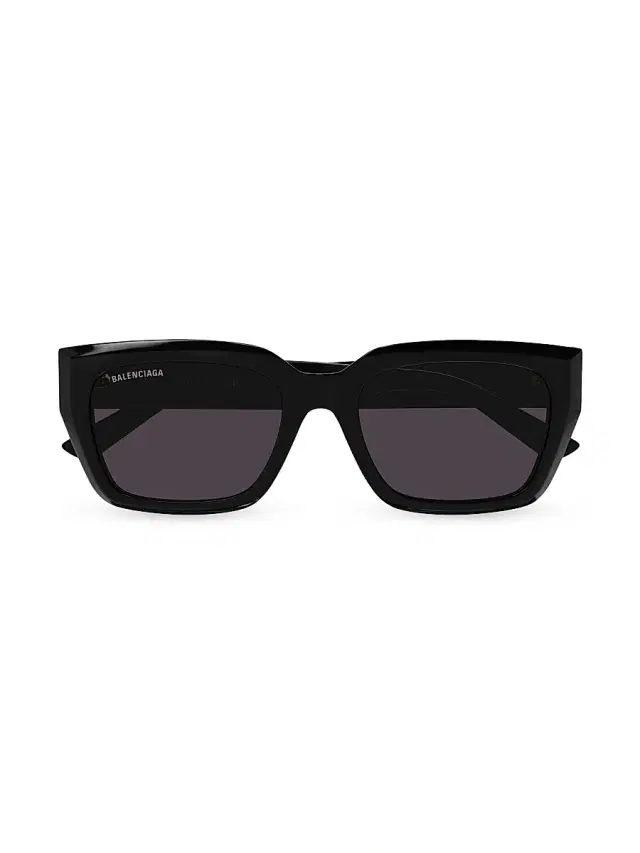 Balenciaga Men's 54MM Rive Gauche Rectangular Sunglasses