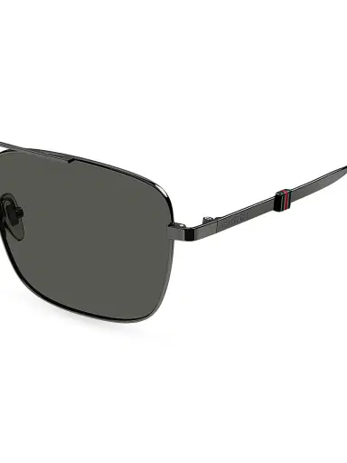 Gucci Men's Running Web Squared Metal Sunglasses | Thumbnail 3 Gucci Men's Running Web Squared Metal Sunglasses | Thumbnail 3