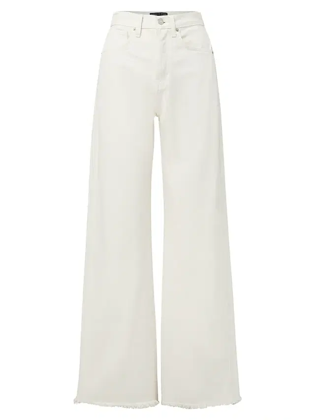 Veronica Beard Women's Taylor High-Rise Wide-Leg Jeans - Ecru