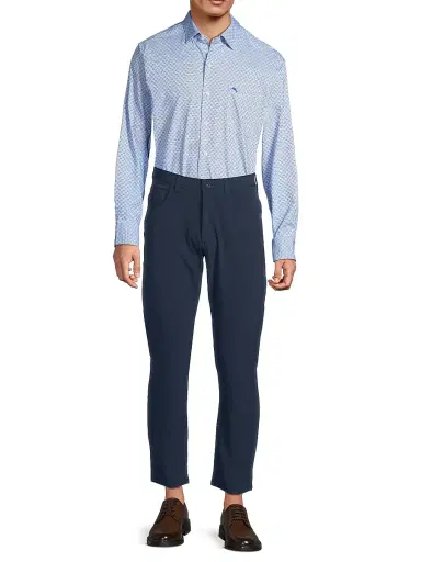 Tommy Bahama Men's Sarasota Stretch Ventura Isles Shirt - Blue - Size Small | Thumbnail 2 Tommy Bahama Men's Sarasota Stretch Ventura Isles Shirt - Blue - Size Small | Thumbnail 2
