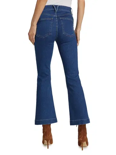 Veronica Beard Women's Carson High-Rise Crop Flare Jeans - Bright Blue - Size 32 | Thumbnail 5 Veronica Beard Women's Carson High-Rise Crop Flare Jeans - Bright Blue - Size 32 | Thumbnail 5