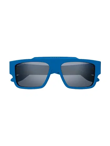 Gucci Men's Faceted Specs Squared Recycled Acetate Sunglasses | Thumbnail 2 Gucci Men's Faceted Specs Squared Recycled Acetate Sunglasses | Thumbnail 2