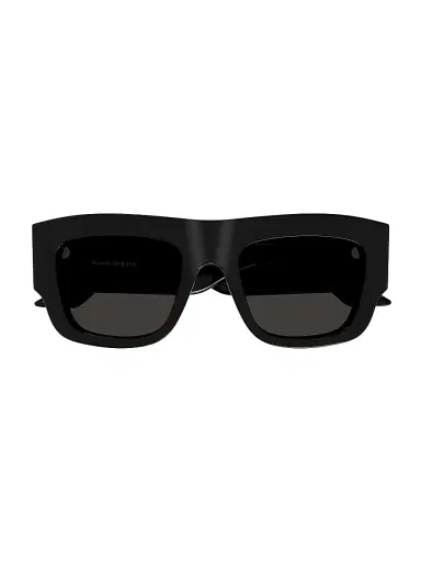 Alexander McQueen Men's Bold 53MM Square Sunglasses - Black Dark Grey | Thumbnail 2 Alexander McQueen Men's Bold 53MM Square Sunglasses - Black Dark Grey | Thumbnail 2