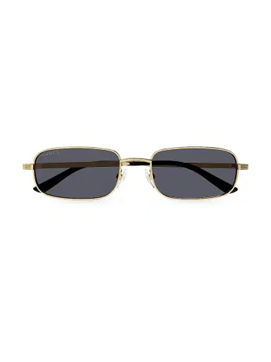 Gucci Men's New Light Metal Rectangular Metal Sunglasses | Thumbnail 2 Gucci Men's New Light Metal Rectangular Metal Sunglasses | Thumbnail 2