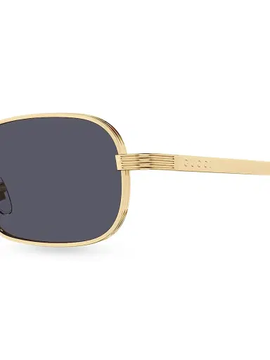 Gucci Men's New Light Metal Rectangular Metal Sunglasses | Thumbnail 3 Gucci Men's New Light Metal Rectangular Metal Sunglasses | Thumbnail 3
