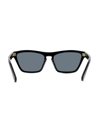 Stella McCartney Women's Beveled Rectangular Sunglasses - Shiny Black | Thumbnail 6 Stella McCartney Women's Beveled Rectangular Sunglasses - Shiny Black | Thumbnail 6
