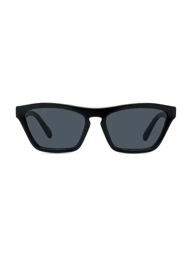 Stella McCartney Women's Beveled Rectangular Sunglasses - Shiny Black | Thumbnail 1 Stella McCartney Women's Beveled Rectangular Sunglasses - Shiny Black | Thumbnail 1