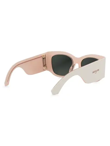 DIOR Women's DiorNuit S1I 54MM Square Sunglasses - Ivory Grey Mirror | Thumbnail 6