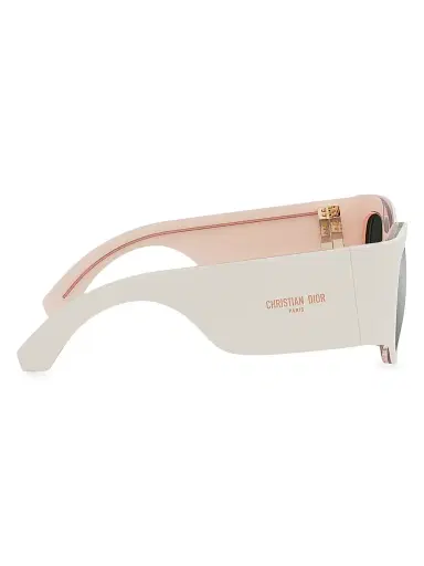 DIOR Women's DiorNuit S1I 54MM Square Sunglasses - Ivory Grey Mirror | Thumbnail 7