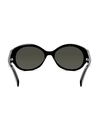 Celine Women's Triomphe 62MM Oval Sunglasses - Black | Thumbnail 6 Celine Women's Triomphe 62MM Oval Sunglasses - Black | Thumbnail 6