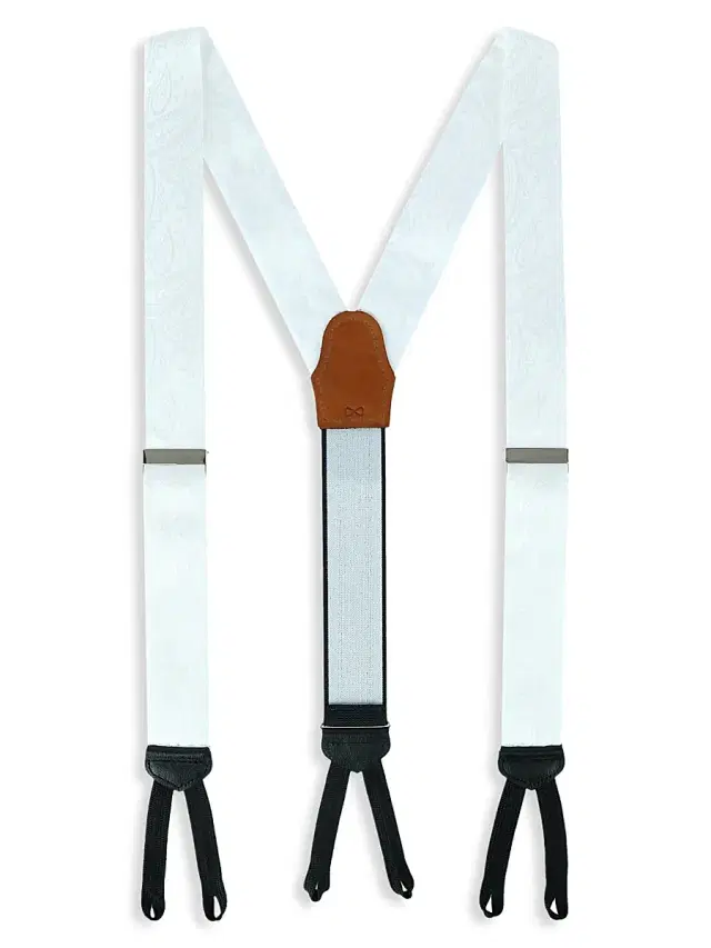 Trafalgar Men Banbury Paisley Silk Suspenders