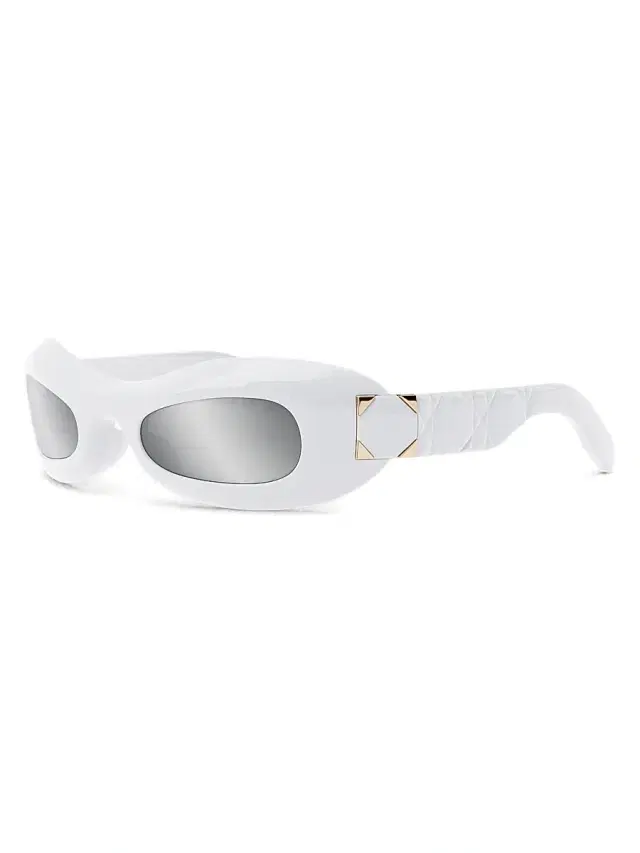 Dior Women's Lady 95.22 R1I 51MM Oval Sunglasses - White
