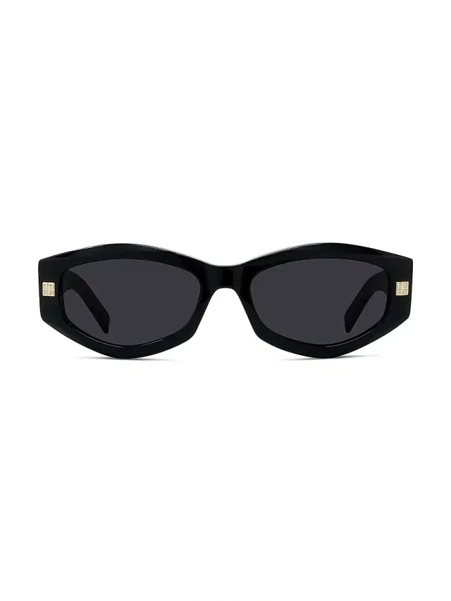 Women's GV Day 54MM Geometric Sunglasses - Black Smoke