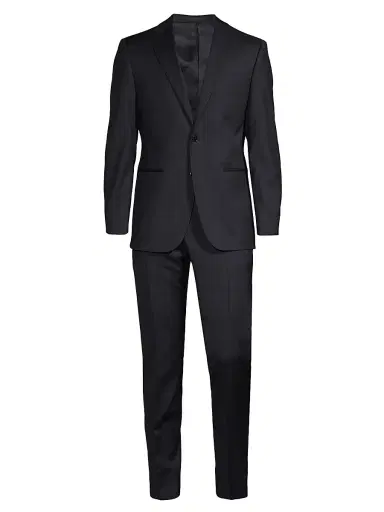 CORNELIANI Men's Wool Crystal Lapel Tuxedo - Navy - Size 48 | Thumbnail 1