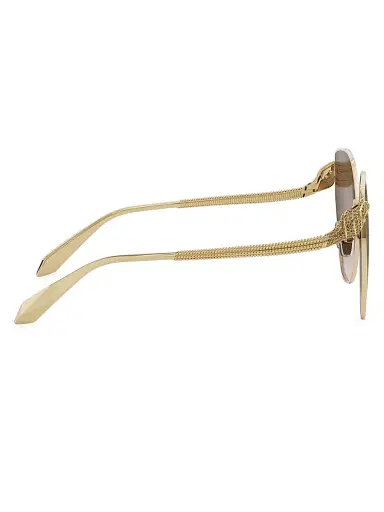 BVLGARI Women's Serpenti 63MM Butterfly Sunglasses - Gold Light Brown Gradient | Thumbnail 7 BVLGARI Women's Serpenti 63MM Butterfly Sunglasses - Gold Light Brown Gradient | Thumbnail 7