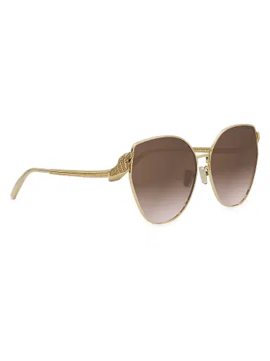 BVLGARI Women's Serpenti 63MM Butterfly Sunglasses - Gold Light Brown Gradient | Thumbnail 8 BVLGARI Women's Serpenti 63MM Butterfly Sunglasses - Gold Light Brown Gradient | Thumbnail 8