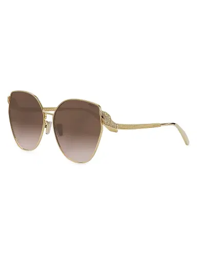 BVLGARI Women's Serpenti 63MM Butterfly Sunglasses - Gold Light Brown Gradient | Thumbnail 1 BVLGARI Women's Serpenti 63MM Butterfly Sunglasses - Gold Light Brown Gradient | Thumbnail 1
