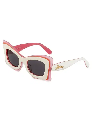 Loewe x Paula's Ibiza 50MM Butterfly Sunglasses - Pink Multi Dark Grey | Thumbnail 1