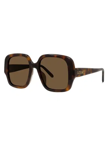 LOEWE Women's Havana 54MM Square Sunglasses - Dark Havana Brown | Thumbnail 6 LOEWE Women's Havana 54MM Square Sunglasses - Dark Havana Brown | Thumbnail 6