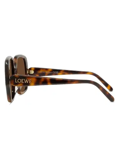 LOEWE Women's Havana 54MM Square Sunglasses - Dark Havana Brown | Thumbnail 8 LOEWE Women's Havana 54MM Square Sunglasses - Dark Havana Brown | Thumbnail 8