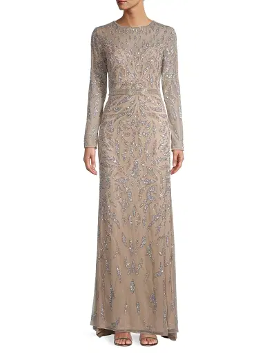 Mac Duggal Women's Sequin Column Gown | Thumbnail 2 Mac Duggal Women's Sequin Column Gown | Thumbnail 2