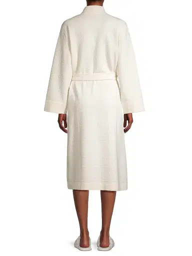Natori Women's Quilted Infinity Jacquard Robe - Cream | Thumbnail 5