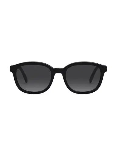DIOR Women's MontaigneMini 52MM Round Sunglasses - Shiny Black | Thumbnail 2