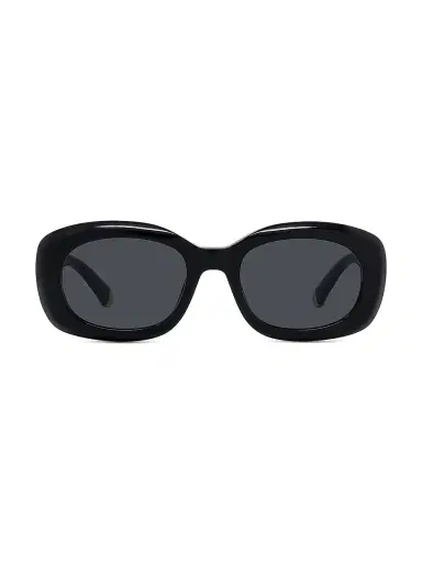 Stella McCartney Women's Square Shiny 52MM Sunglasses - Shiny Black Smoke | Thumbnail 1 Stella McCartney Women's Square Shiny 52MM Sunglasses - Shiny Black Smoke | Thumbnail 1