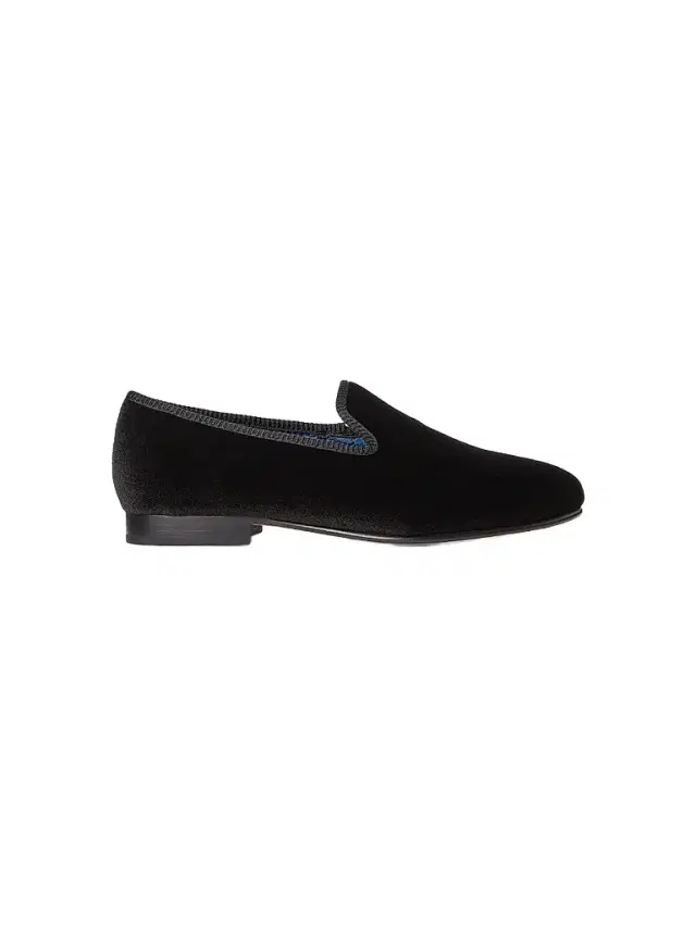 Polo Ralph Lauren Men's Paxton Velvet Slippers - Black