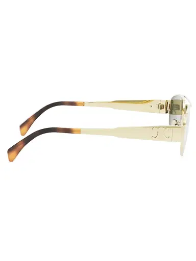 Celine Women's Metal Triomphe 57MM Pilot Sunglasses | Thumbnail 7