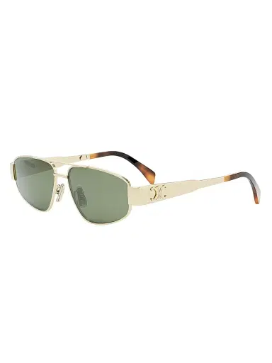 Celine Women's Metal Triomphe 57MM Pilot Sunglasses | Thumbnail 1