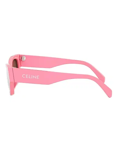 Celine Women's 54MM Rectangular Sunglasses - Pink Smoke | Thumbnail 3 Celine Women's 54MM Rectangular Sunglasses - Pink Smoke | Thumbnail 3
