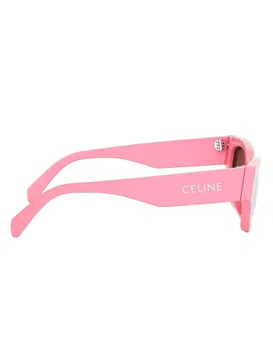 Celine Women's 54MM Rectangular Sunglasses - Pink Smoke | Thumbnail 7 Celine Women's 54MM Rectangular Sunglasses - Pink Smoke | Thumbnail 7