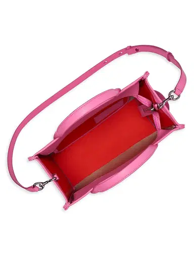 Marc Jacobs Women's Medium Leather Tote Bag - Bow Pink | Thumbnail 6 Marc Jacobs Women's Medium Leather Tote Bag - Bow Pink | Thumbnail 6