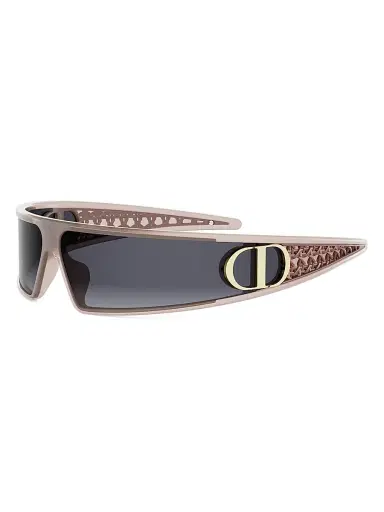 Dior Women's VeryDior M1U 91MM Mask Sunglasses - Shiny Pink And Gradient Smoke | Thumbnail 1