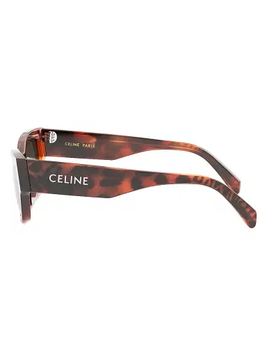 Celine Women's Monochroms 54mm Cat-Eye Sunglasses - Orange Animal Print Smoke | Thumbnail 3 Celine Women's Monochroms 54mm Cat-Eye Sunglasses - Orange Animal Print Smoke | Thumbnail 3