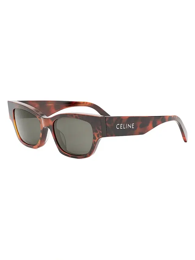CELINE Women's Monochroms 54mm Cat-Eye Sunglasses - Orange Animal Print Smoke